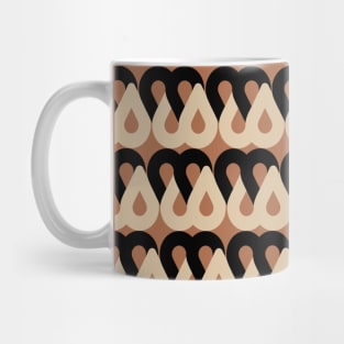 Terracotta Retro Pattern Mug